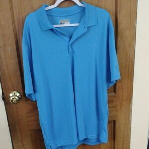 XL PGA Tour Airflux Light Blue Polo Shirt